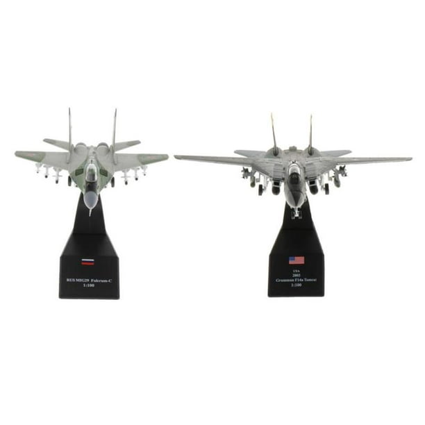 1/100 F-14 Tomcat Fighter Military Plane Airplane Toy Collectible Home Decor